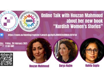 Online Talk with Houzan Mahmoud about her new book “Kurdish Women’s Stories”